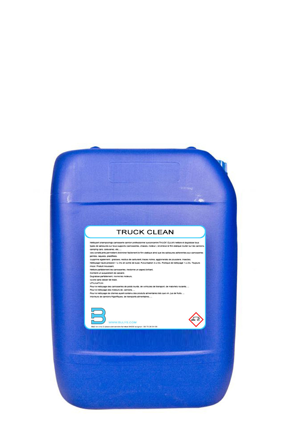 Lavage carrosserie camion concentré TRUCK CLEAN, BULYS Lavage carrosserie camion concentré TRUCK CLEAN, BULYS