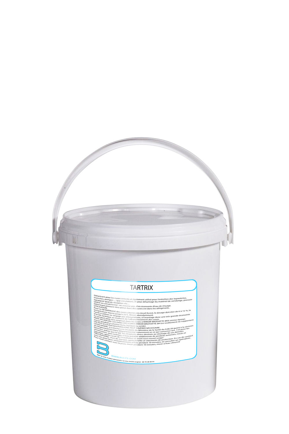 Détartrant cuves viticole en poudre TARTRIX P, BULYS Détartrant cuves viticole en poudre TARTRIX P, BULYS